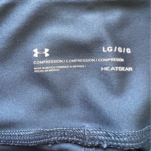 Under Armour Women's Heatgear High Waisted Mesh Ankle Crop Leggings - Picture 5 of 6